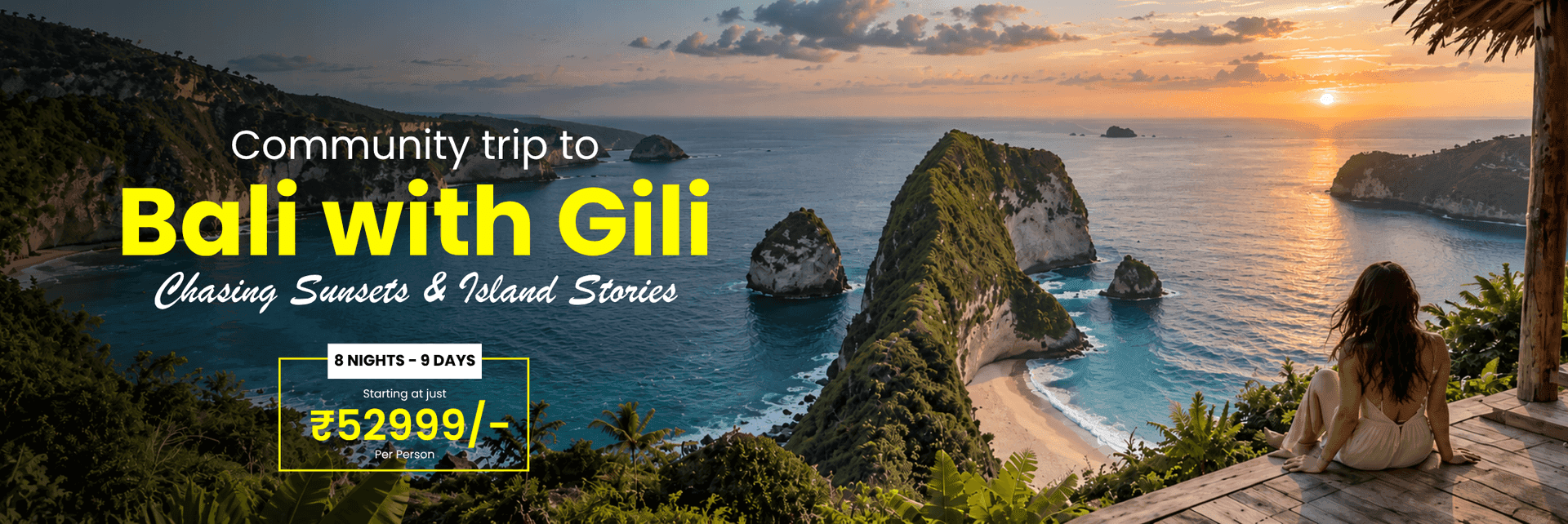 Bali with Gili Community Trip Banner